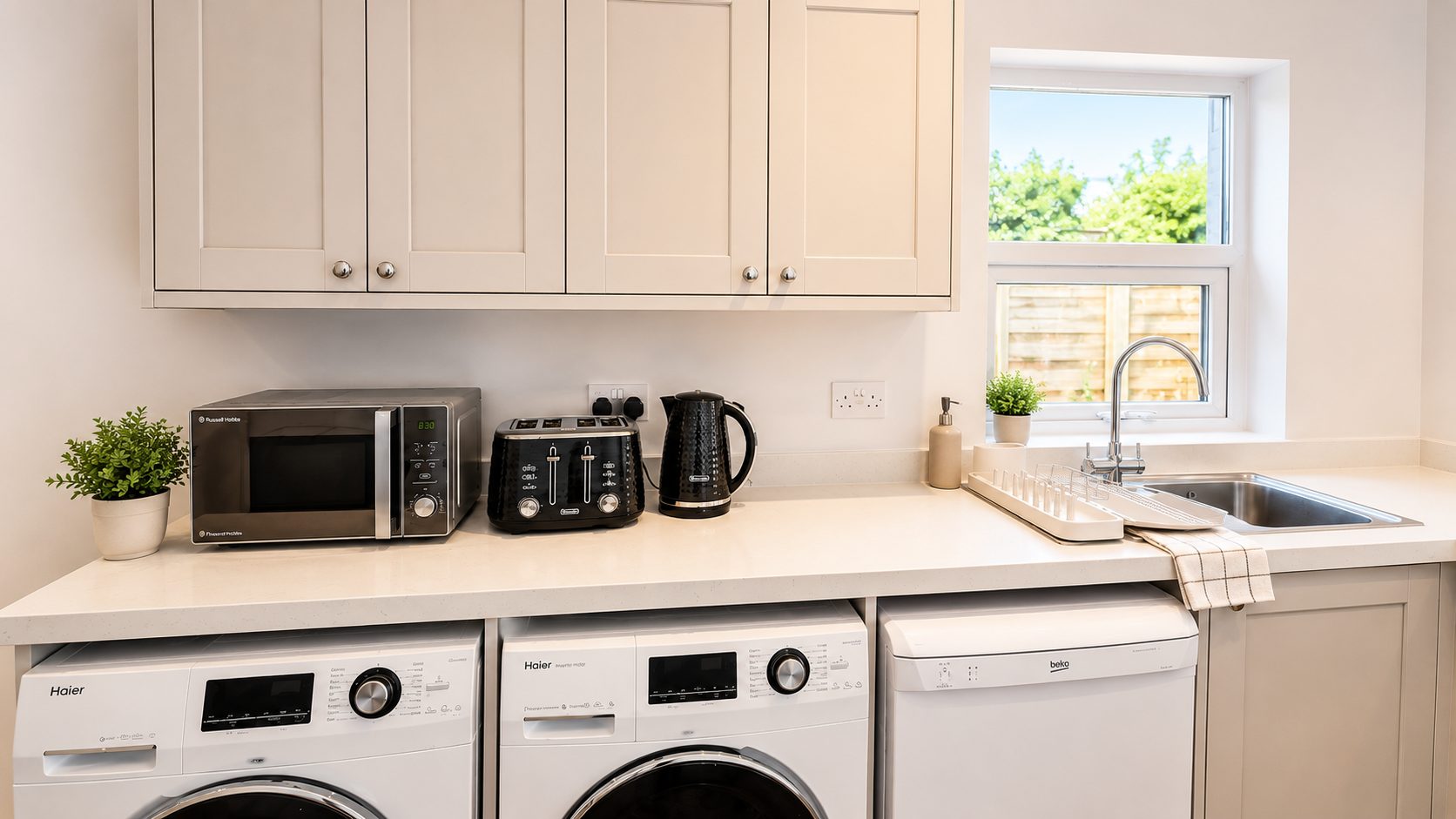 Washer and dryer